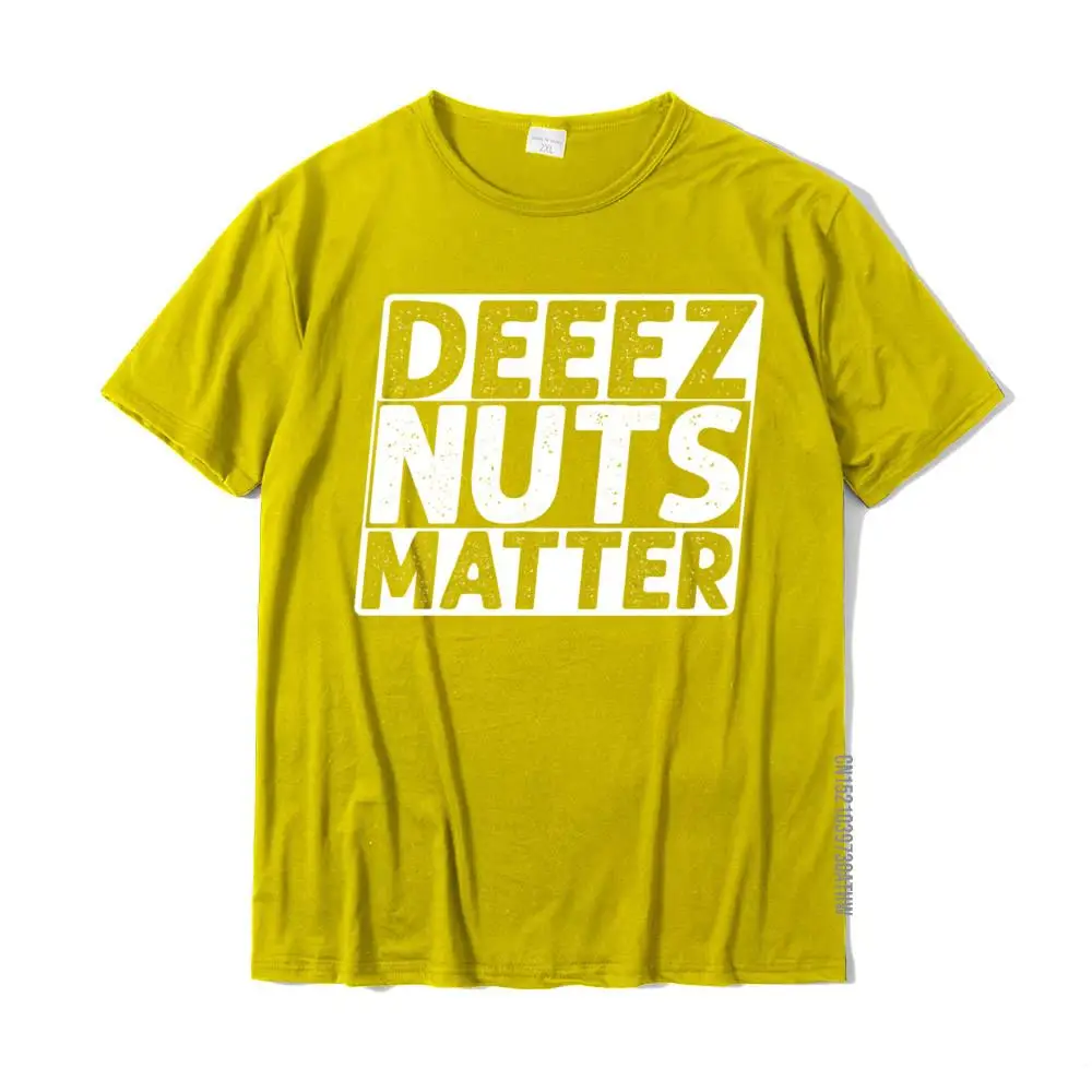 Custom Tshirts for Men Casual Lovers Day Tops Shirt Short Sleeve Rife Casual Tee Shirts O Neck 100% Cotton Free Shipping Black Lives Matter Deez Nuts Matter Funny Political Humor Long Sleeve T-Shirt__MZ19395 yellow