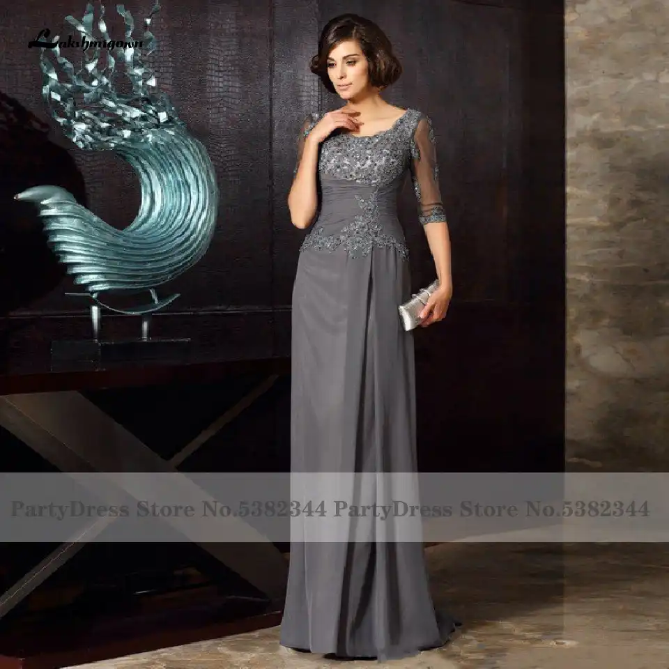 grey mother of the bride gowns
