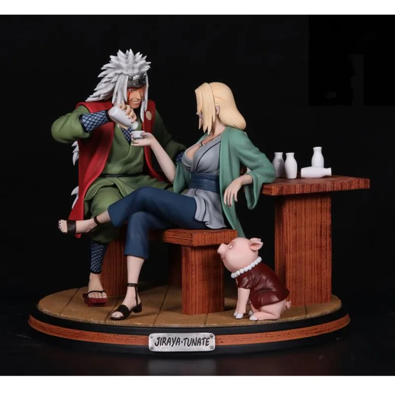 Аниме NARUTO Jiraiya Master Tsunade GK статуя смола фигурка Коллекция Модель игрушки подарок на день рождения M3834