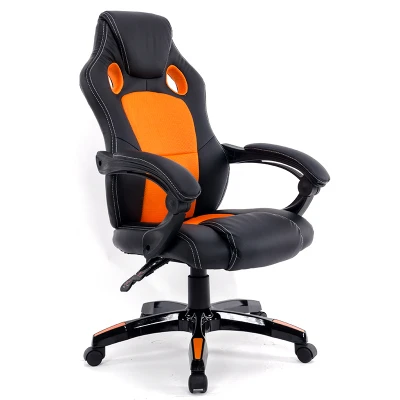 

Simple Style Office Chair Multi-function Lifted Rotated Computer Chair Fixed Armrest Household Reclining Leisure Gaming Chair