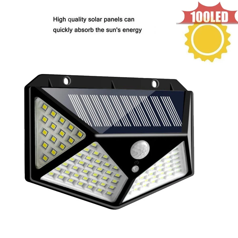 Solar wall light with motion sensor Outlet