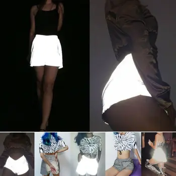

Women's Reflective Shorts Luminous Hot Pants Dance Party Club Gym Wear