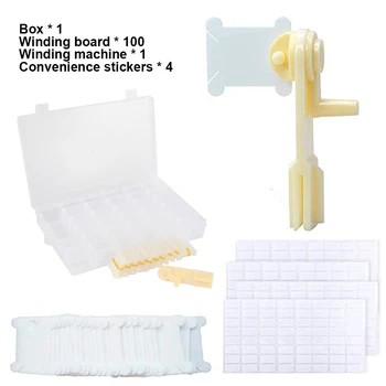 

36Grids Sewing String Storage Box Embroidery Floss Bobbins Storage Case With Winders Tools For Bead Jewelry Display Organizer#1