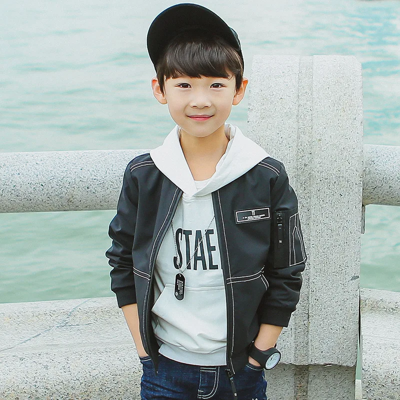

Boys' Clothes Spring And Autumn 2019 New Style Small CHILDREN'S Western Style Coat Korean-style Children Baby Korean-style Sprin