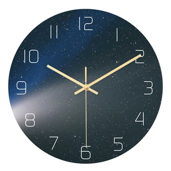 

Acrylic Wall Clock Galaxy Creative Clock Home Decoration Silent Movement Wall Clock