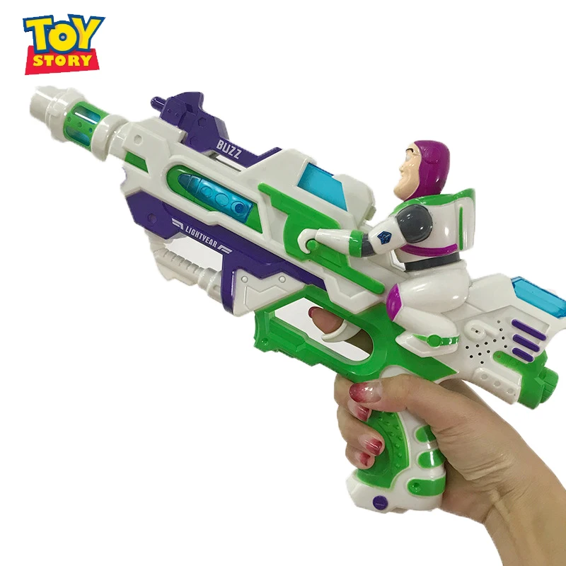 

Genuine Toy Story 4 3generation Buzz Lightyear Model Battery Electric Impact Gun Light Voice Children Toy Boy Birthday Gifts
