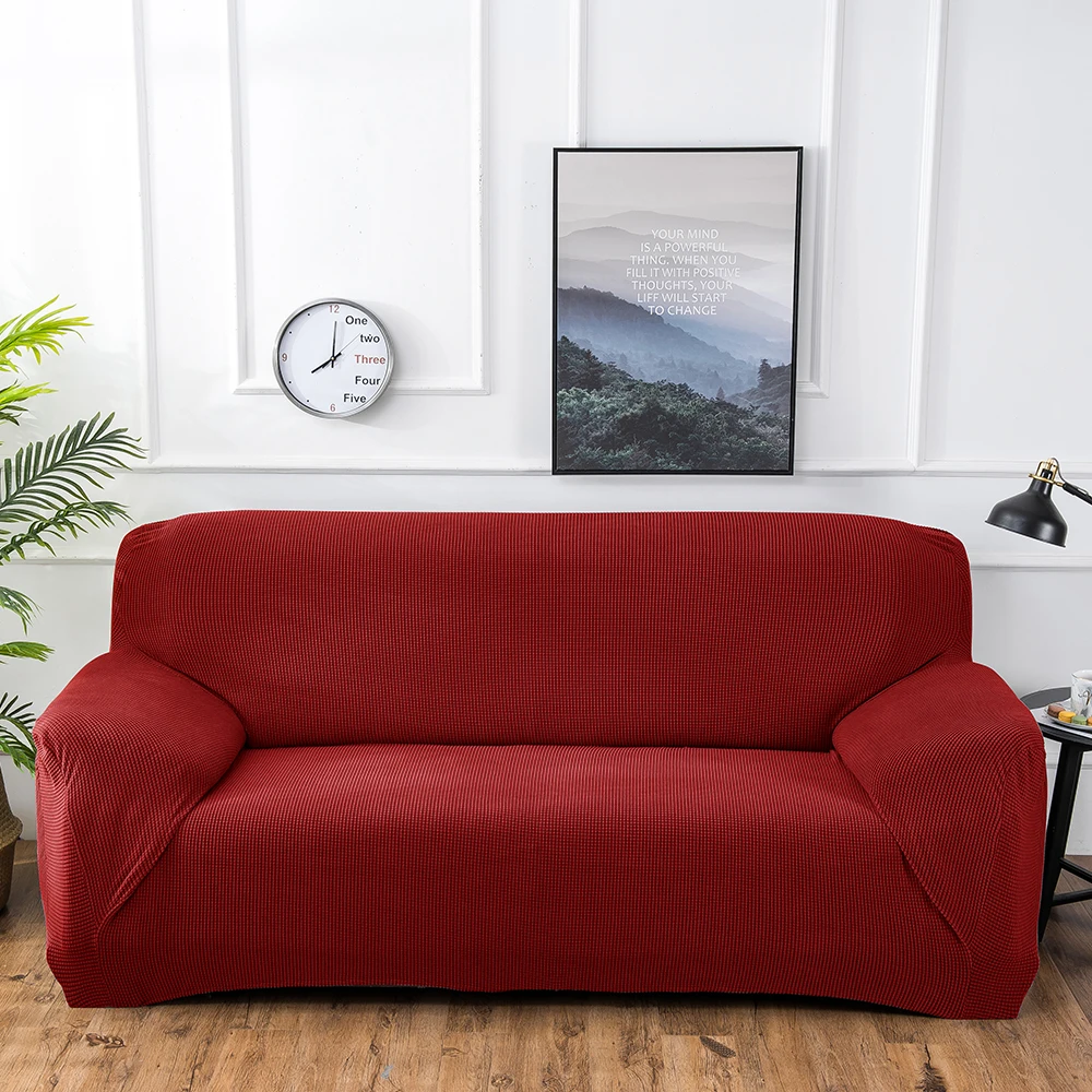 5 шт Набор отверток с прошитой эластичной диван протектор мебели моющееся сиденье Чехол для дивана съемный подлокотник чехол для Redmi 3/2/1 местный - Цвет: Red