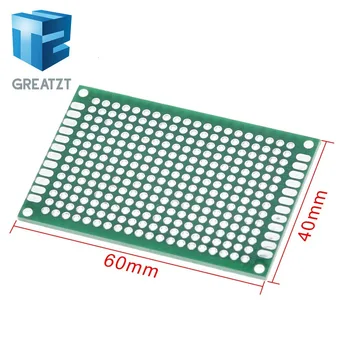 

TZT 4x6cm Double Side Prototype PCB Universal Printed Circuit Board Green