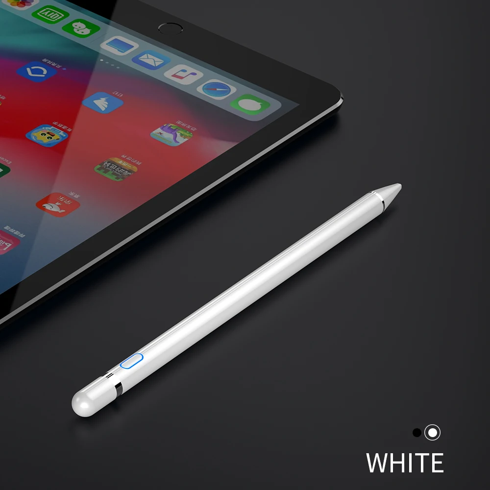 Ручка для планшета Apple Pencil 2-й перезаряжаемый активный стилус для iPad Pro Air, совместимый с IOS/Android для samsung tablet
