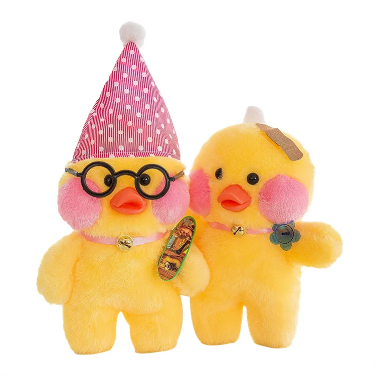 

30cm lalafanfan Cafe Duck Plush Toy Animal Doll Stuffed Toy Kawaii Cartoon Cute Mini Girls Boys Doll Plush Stuffed Gift