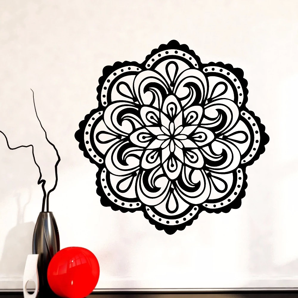 

Mandala Wall Sticker Personalized Creative For Kids Room Living Room Home Decor Vinyl Nursery Interior Removable Wall Decal Y841