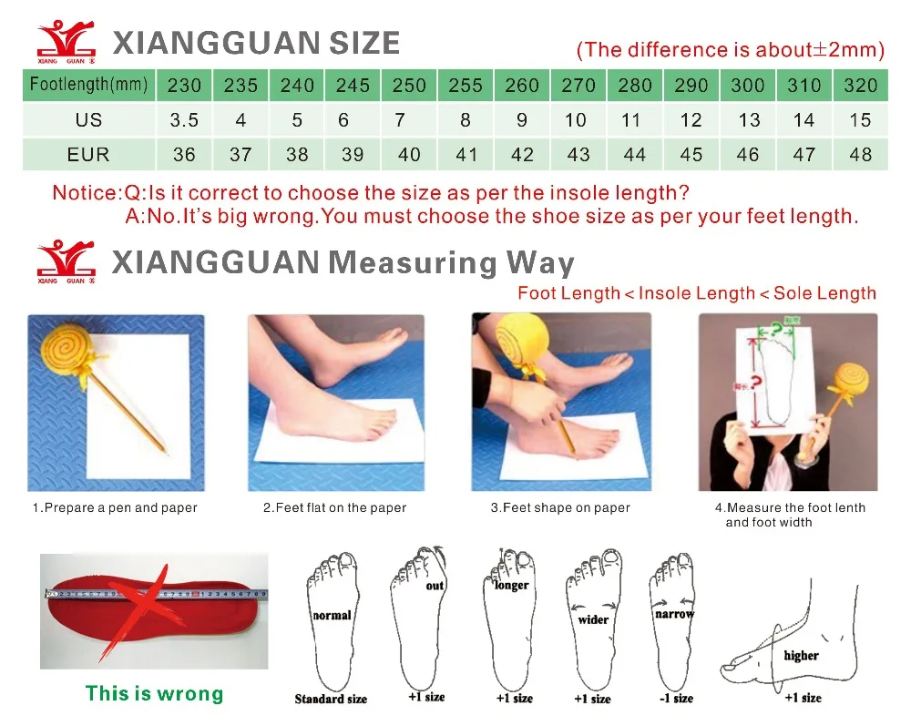 xiangguan size A