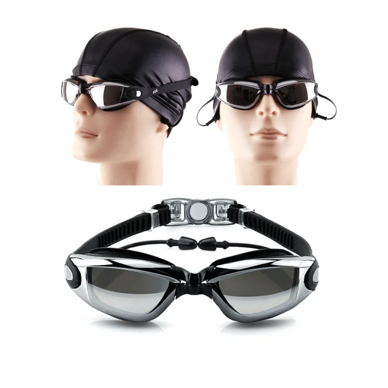 Men Women Diopter Sports Eyewear Professional Silicone Myopia Swimming Goggles Anti-fog UV Swimming Glasses