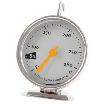 

Kitchen electric oven mechanical thermometer Stainless steel Baking thermometer oven baking tools Silver