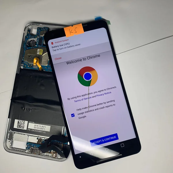 oled-дисплей OEM для Google Pixel 2 XL с немного дефектом точечной точки