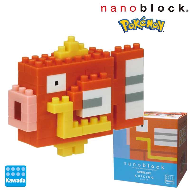 Новый Nanoblock Покемон Пикачу NBPM-042 квеста Koiking 100 шт аниме мультфильм Алмаз