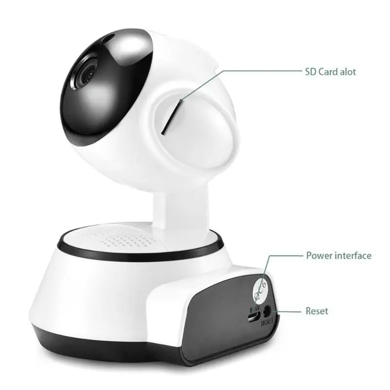 V380 wi-fi домашняя охранная Камера видеонаблюдения беспроводная HD двухсторонняя аудио битовая адаптация ночного видения CCTV Камера