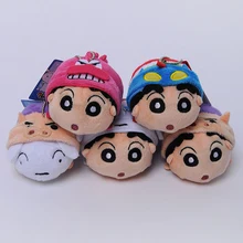 

Trendy fashion new Style Crayon Shinchan doll plush toy key chain pendant car and bag pendant gifts Jewelry wholesale