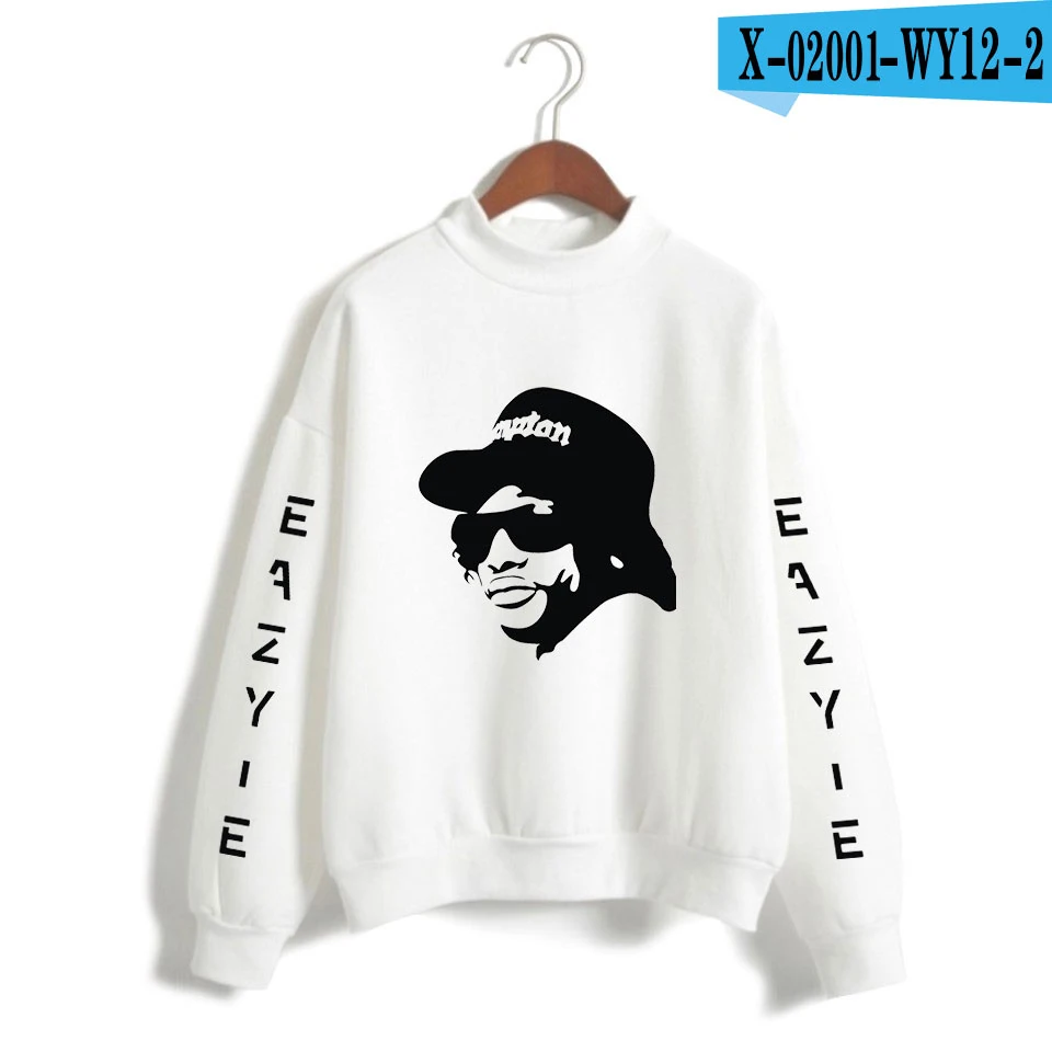 Eazy-E футболка с водолазкой модный рэпер певец хип-хоп пуловер оверсайз Eazy-E Толстовка для женщин осенняя одежда - Цвет: E