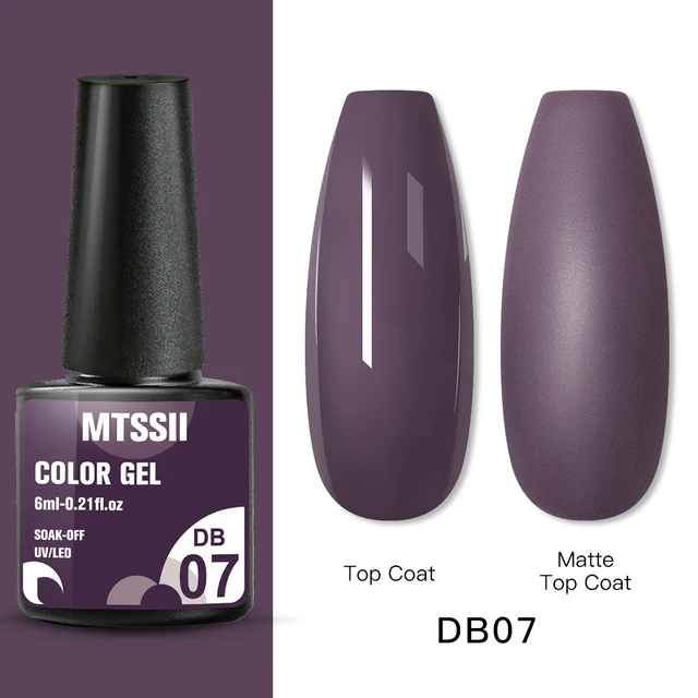 Mtssii Reflective Glitter Gel Nail Polish 6ml Sparkling Auroras Laser Nail Gel Nail Art Varnish Semi Permanent Top Base Gel Q12597 NO Reflective