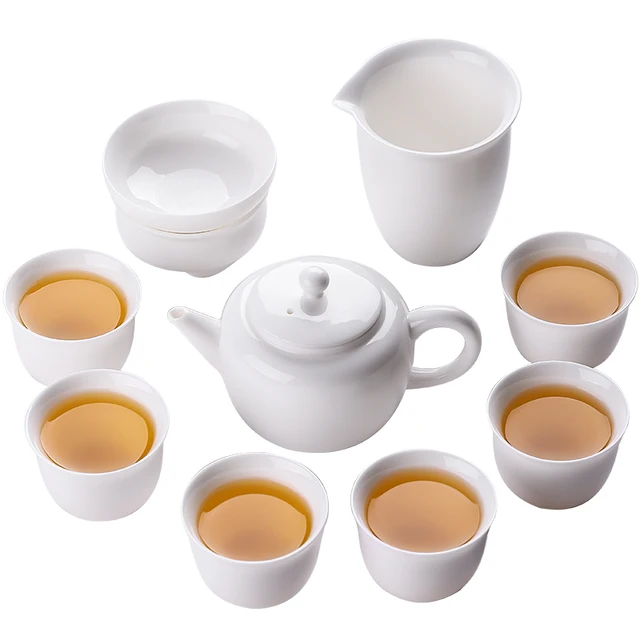 Csont Tea Készlet Kínai Szüreti Luxus Ajándék Utazás Hordozható Kung Fu Szett Kézzel Készített Szertartás Juego De Te Teawe 50 - Image 2