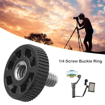

1/4 inch Threaded Thumbscrew Portable Practical Durable Superior Quality Adapter Camera Rig for Release Plate Camera