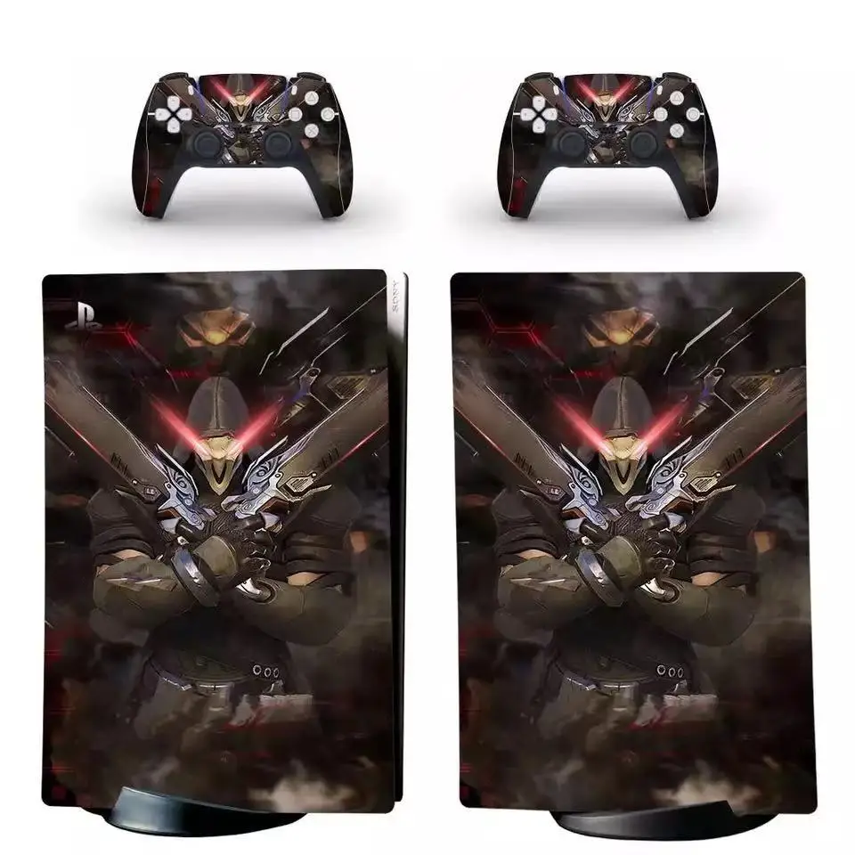 Жнец темноты PS5 цифровой издание кожи Стикеры для Playstation 5 консоли и 2 контроллеры