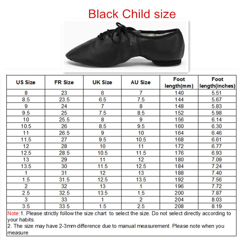 Новая профессиональная обувь для джазового танца, ботинки для женщин, мужчин, детей, на шнуровке, танцевальные кроссовки, кожаная спортивная обувь - Цвет: Black Child Size