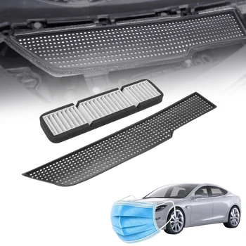 

Car Air Conditioning Inlet Protective Cover For Tesla Model 3 Car Air Flow Vent Filter Cover Car Accessories Anti-blocking