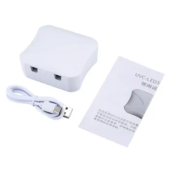 

UVC-Led Portable Toothbrush Disinfection Box UVC Toothbrush Sterilizer Plug-In Wall-Mounted Sterilized Toothbrush Box