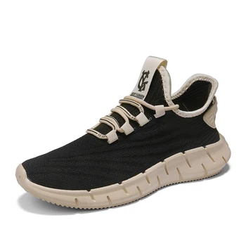 

2020 Hot Sale Four Seasons Running Shoes Men Lace-up Athletic Trainers Zapatillas Sports Shoes Men Outdoor Walking Sneakers