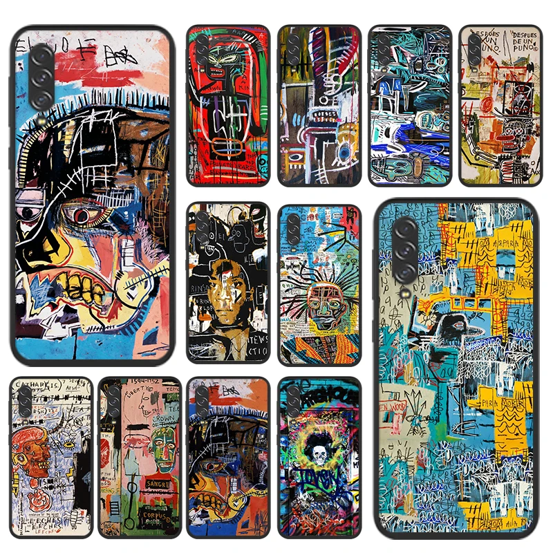 Чехол для телефона из ТПУ с изображением Джинса Мишеля Basquiat Samsung A90 A80 A70 S A60 A50S A30 A40
