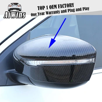 

Car Styling ABS Door Side Wing Mirror Cover Trim For NISSAN QASHQAI 2016-2017 Rearview Mirror Protector Covers Trim Accessories