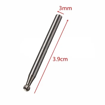 

10PC 1/8 Shank Double Cut Carbide Rotary Burr Die Grinder Grinding Bit Tool Set