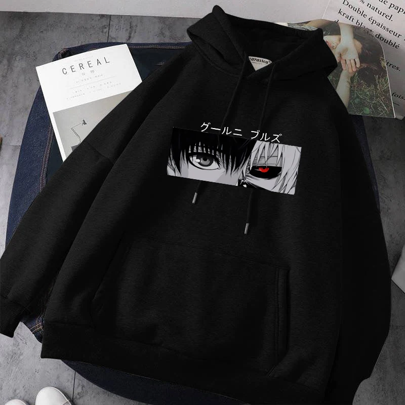 Tokyo Ghoul Hoodies Kaneki Ken Eyes Japan Anime Manga Pullovers Hoodie
