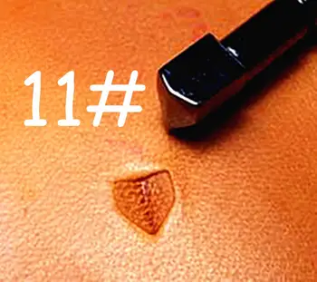 

1pc 11# Steel Leather Craft Steel Carving Stamping Punch Stamper Tool - Stylus Spoon Embossing Swivel Knife Cutter Punch Chisel