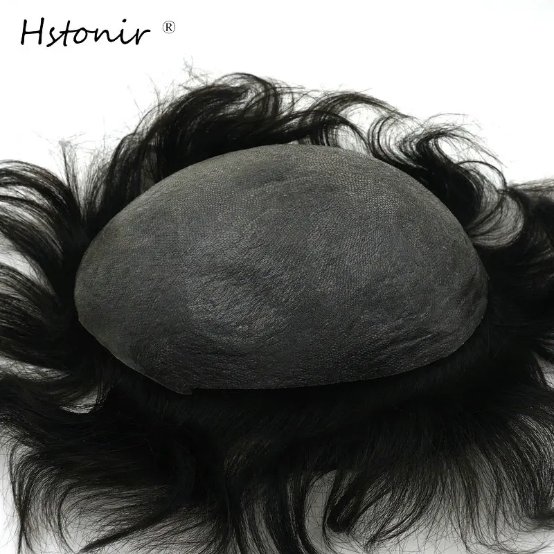 Hstonir супер тонкие волосы кожа человека Для мужчин invisible волос V цикл мужчины