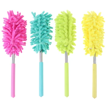 

Telescopic Soft Microfiber Duster Brush Dust Cleaner Static Anti Dusting Brush Extendable Home Furniture Clean Tool