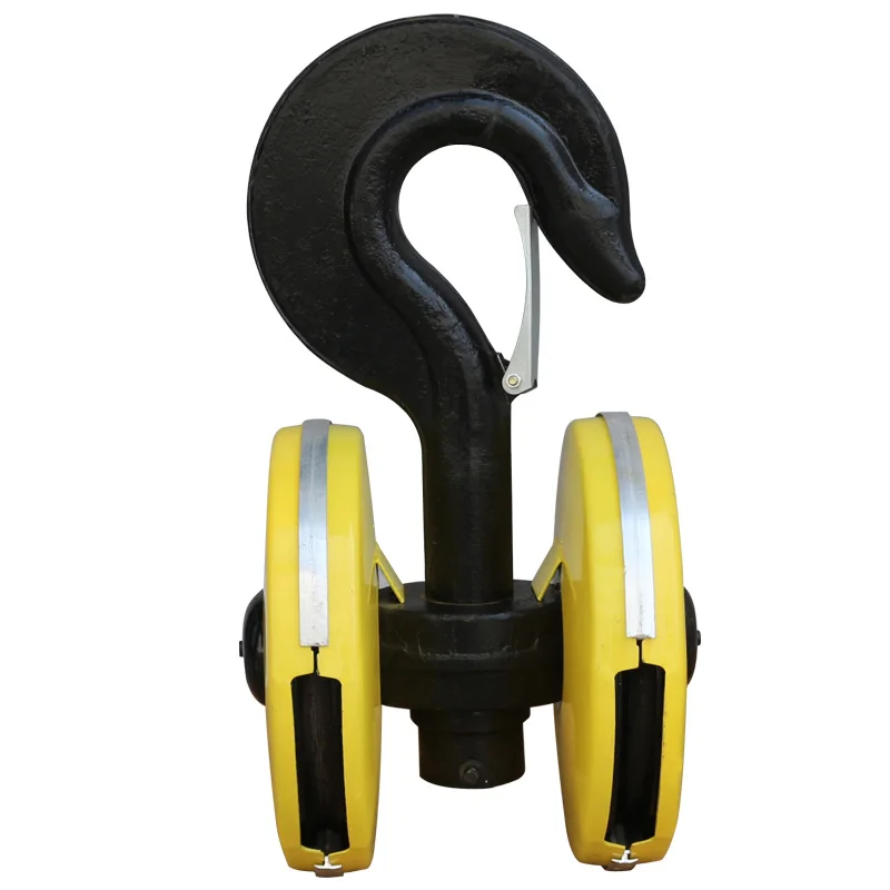 Electric hoist hook wire rope assembly 1T2T3T crane pulley Construction spreader | Инструменты
