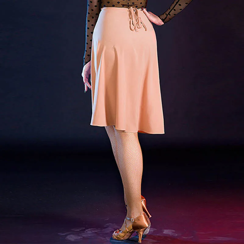 Модная юбка для латинских танцев Женская одежда для бальных тренировок Одежда для танцев ча танго сальса самба румба тренировочный наряд шарф DF1566