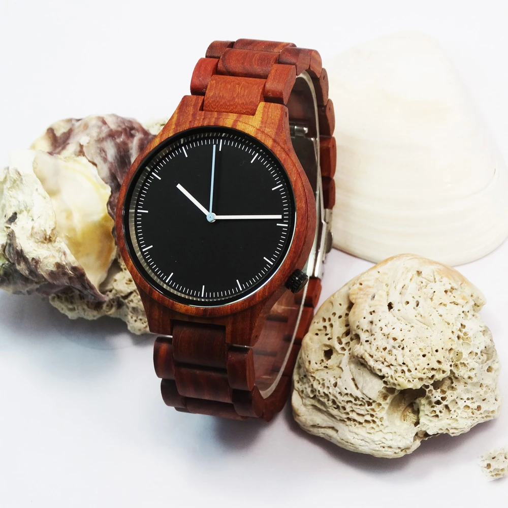 Fashion Quartz Sandal Wooden Watch Male & Female Wristwatches Top Brand Luxury Clock Round Dial Man's Watch Dropshipping