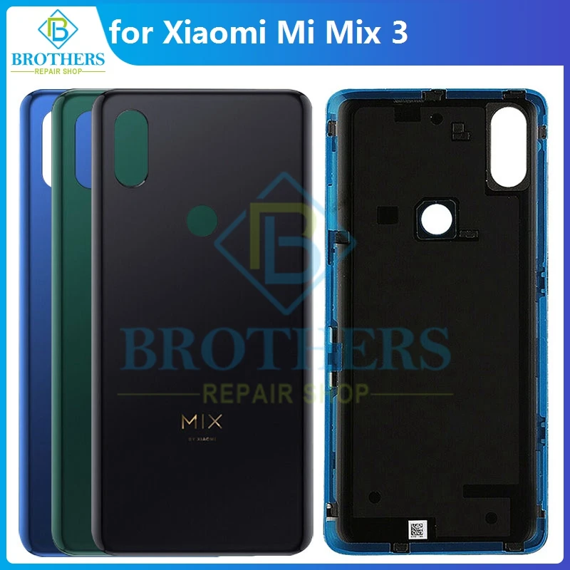 Оригинальный корпус батарейного отсека для Xiaomi Mi Mix 3 Mix3 задняя крышка задний M1810E5A