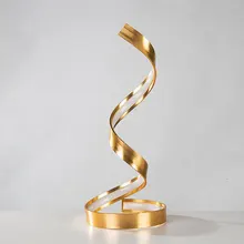 Современный минималистичный спиральные настольные лампы для гостиной, спальни, Ночной светильник, стоячий светильник s, скандинавский простой светодиодный настольный светильник, Домашний Светильник ing