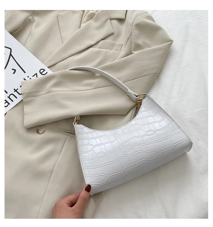 Retro Casual Women's Totes Shoulder Bag Fashion Exquisite Shopping Bag PU Leather Chain Handbags for Women 2022 Wholesale