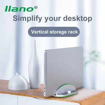 

LLANO Notebook Stand Laptop Vertical Storage Rack Aluminum Alloy Storage Holder Adjustable Shelf Notebook Tablet General Bracket