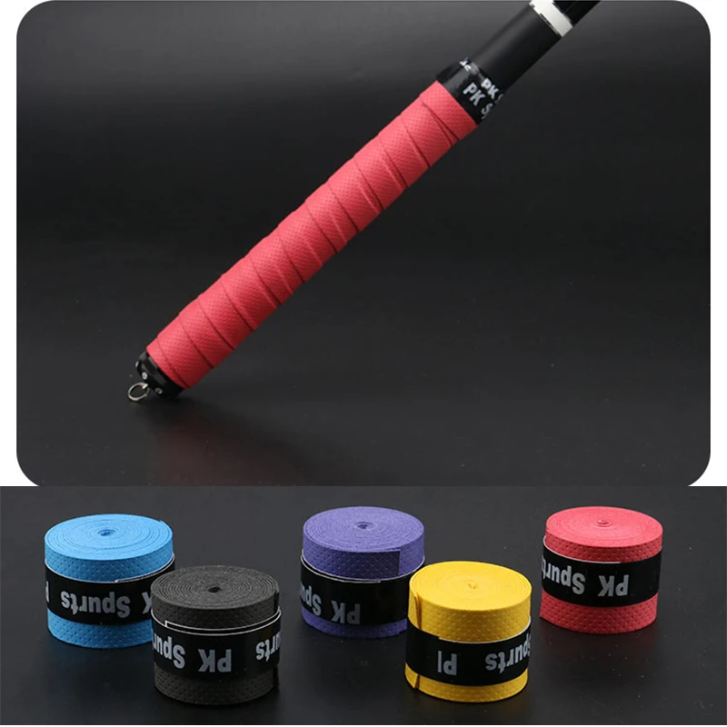 Bobing 1pcs Breathable Fishing Rod Overwraps Cover Tape Knopper Wrap Sweat Absorbing Belt Anti-slip Fishing Rods Accessories