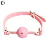 Gag Balls BDSM Bondage Restraints Open Mouth Breathable Sex Ball Harness Strap Gag Sex Toys For Couple Accessories Collar 1