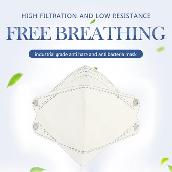 

10pcs KN95 Fake Mask Dustproof Mouth Cover PM2.5 95% Filtration Mouth Masks Filter Against Droplet Again mascarilla n95 masks