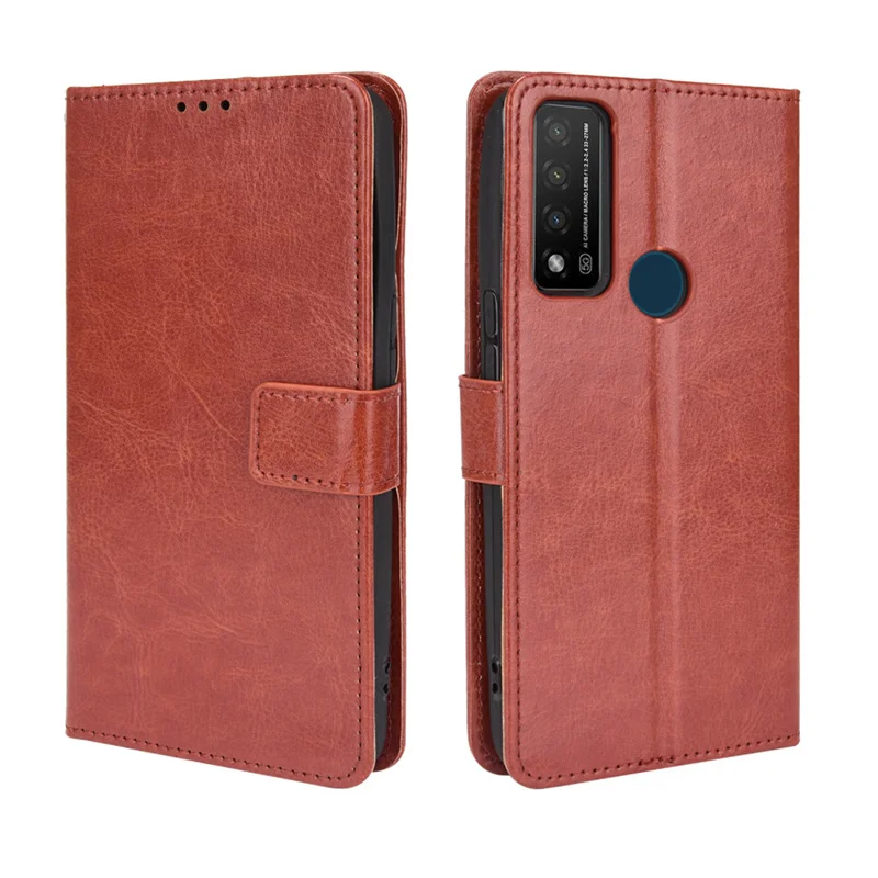 Luxurious PU Leather Wallet Phone Case with Built-in Card Holder and Stand