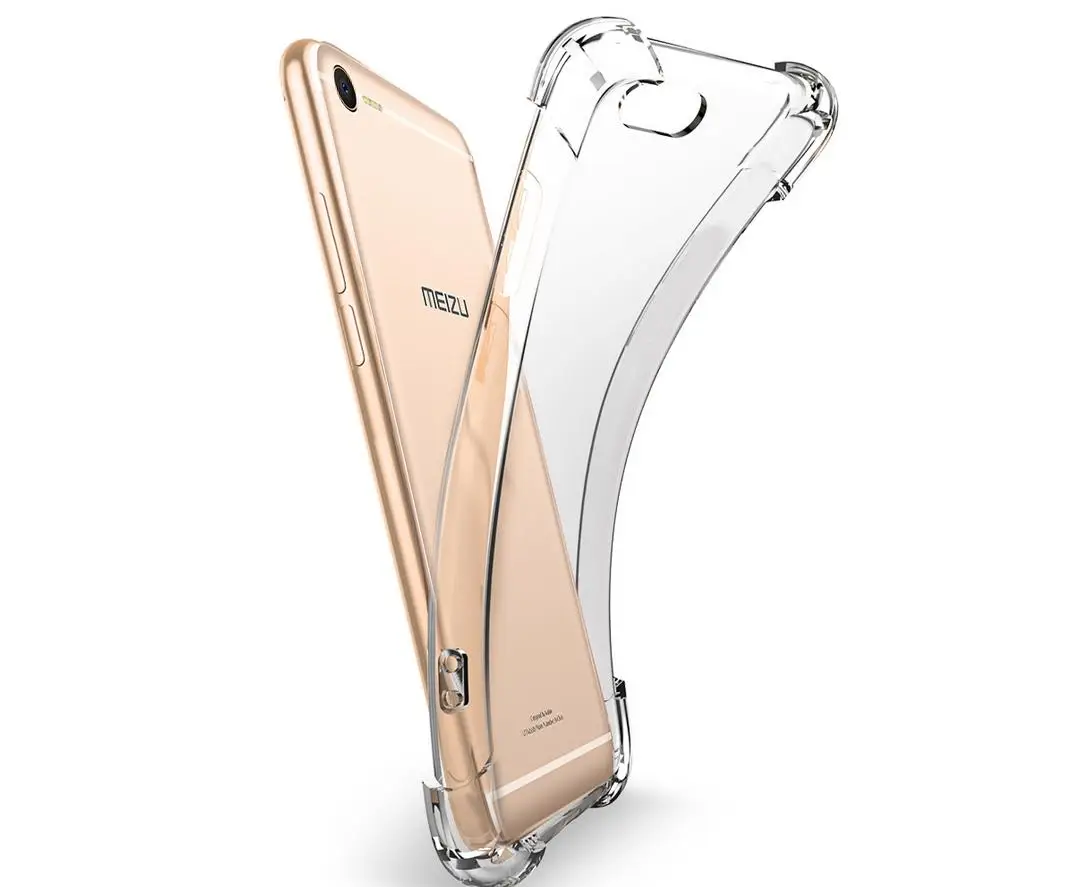 Transparent Clear Shockproof TPU Soft Case For Meizu NOTE8 X8 16plus 16 E3 15 Plus Full Protective Case Cover